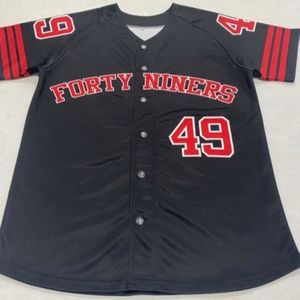 49ers custom baseball jersey